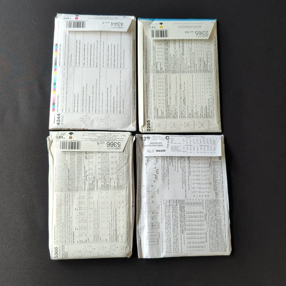 Lot of 14 Uncut Sewing Patterns Simplicity McCalls See & Sew Kids Toddler